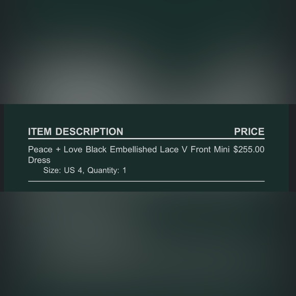 NWOT Black Sequin Embellished  Lace Dress - Picture 10 of 10